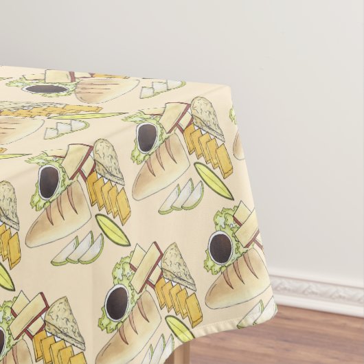 Plowman's Lunch Cheese Pickle UK British Food Tafelkleed (Voorbeeld)