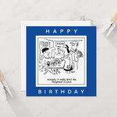 Plowman's Lunch Pub Menu Cartoon (Voorkant / Achterkant in situ)