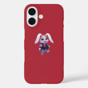 PLP LEPURO - Schattige krijger konijn koning grafi iPhone 16 Hoesje