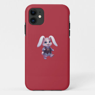 PLP LEPURO - Schattige Warrior Bunny King Grafisch iPhone 11 Hoesje