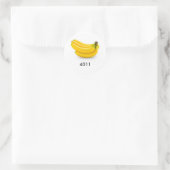 PLU Bananen Ronde Sticker (Tas)