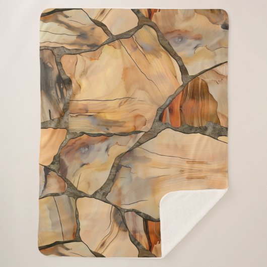 Pluche  Sherpa Fleece Gooi Sherpa Deken (Voorkant)