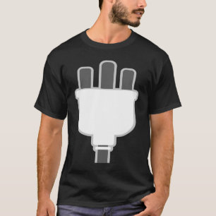 Plug Easy Plug en Socket Couple Halloween Costume T-shirt