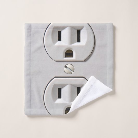 Plug-in de prise électrique (Gant de toilette)