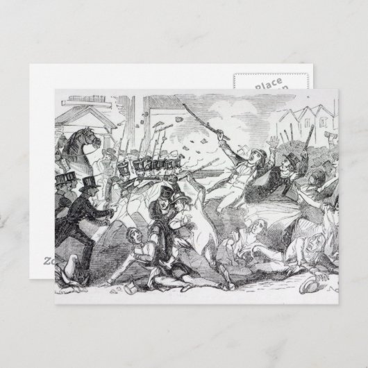 Plug Plot Riot in Preston Briefkaart (Voorkant / Achterkant)