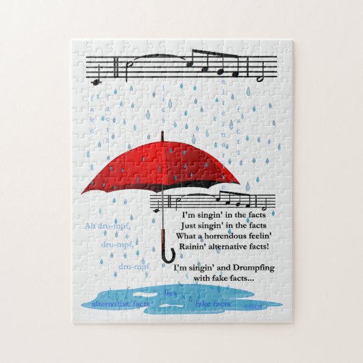 Pluie Autres faits 11x14 Puzzle photo (Vertical)