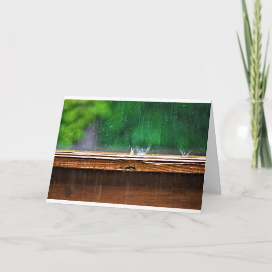 Pluie, carte (Devant)