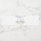 Pluie Cloud Girl Baby Sprinkel Étiquette de boutei (Étiquettes simples)