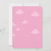 Pluie d'Amour Douche Invitation (Dos)