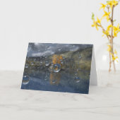 Pluie dans la carte Glen (Fleur jaune)