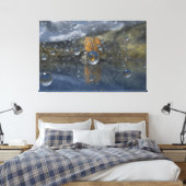 Pluie dans la toile de verre Imprimer (Insitu(Chambre))