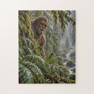 Pluie dans le puzzle Bigfoot Evergreens
