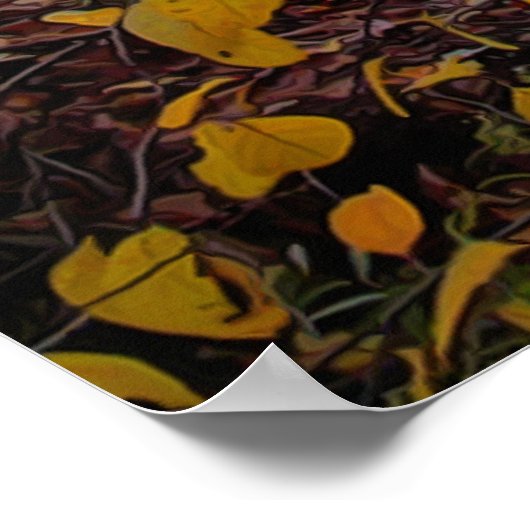 Pluie d'automne, affiche (Coin)