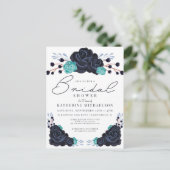 PLUIE DE CADO | Invitation Florale Aquarelle (Debout devant)