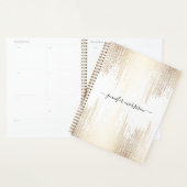 Pluie de Confetti Gold Script Glam (Devant avec enveloppe)