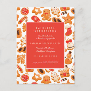 PLUIE DE MARIÉE Invitation Biscuits au Gingembre