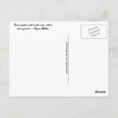 Pluie en Floride Carte postale (Dos)