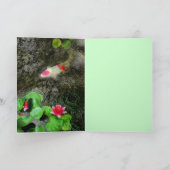 pluie foncée, cartes de voeux de Koi (Intérieur)