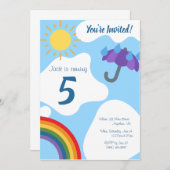 Pluie ou Invitation brillante (Devant / Derrière)