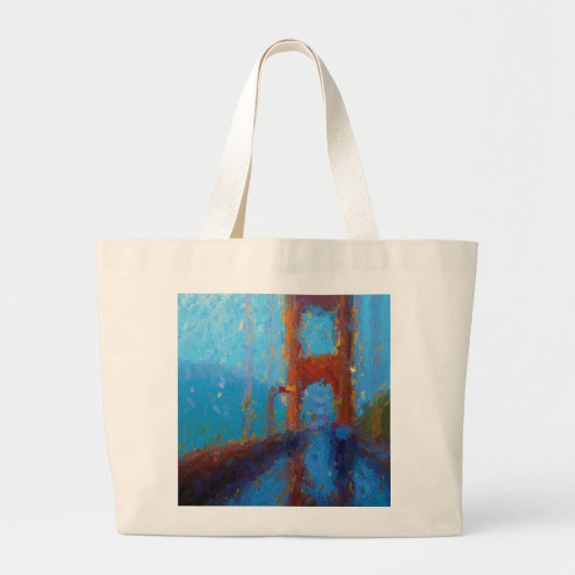 Pluie sur le Sac fourre-tout Golden Gate (Devant)