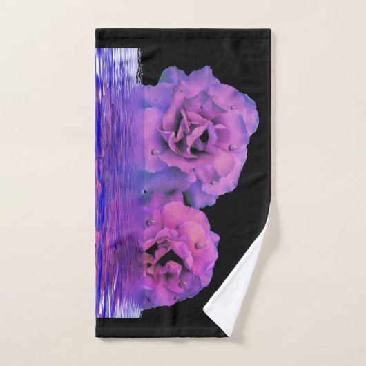 Pluie violette - Ensemble de serviettes de bains (Serviette à main)