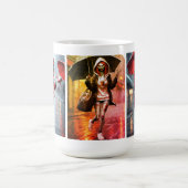 Pluie Whimsical Kitten Run Mug Classique (Centre)