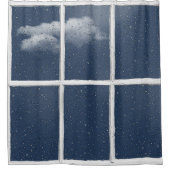 Pluies sur WIndow Douche rideau (Devant)