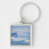 Pluim afkomstig van de vulkaan Kliuchevskoi. Sleutelhanger (Voorkant)