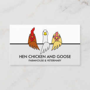 Pluimvee Dierenservice Visitekaartje