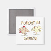 Pluimvee in beweging magneet (Voorkant / Achterkant)