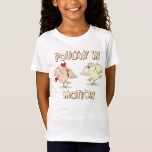 Pluimvee in beweging t-shirt