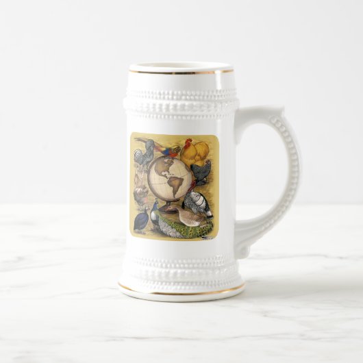 Pluimvee van de wereld bierpul (Rechts)