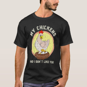 Pluimvee Vogel Kip Boer Boerderij Dier Kip T-shirt