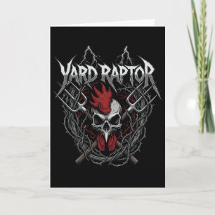 Pluimveeboer Yard Raptor Schedel Farm Kip Kaart