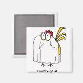 Pluimveegist Magneet (Voorkant / Achterkant)