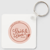 pluizig cadeau sleutelhanger (Achterkant)