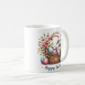 Pluizig lam en paaseieren koffiemok (Voorkant rechts)