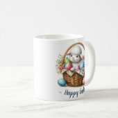 Pluizig lam en paaseieren koffiemok (Voorkant rechts)
