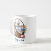 Pluizig lam en paaseieren koffiemok (Voorkant links)