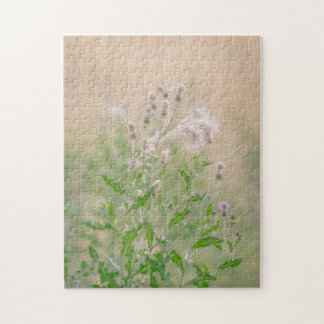Pluizige bloemen puzzel