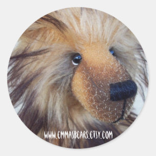 pluizige teddy Sticker