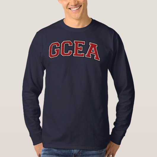 PLUKKENDE STRUMMERS GCEA TSHIRT met lange mouwen (Voorkant)