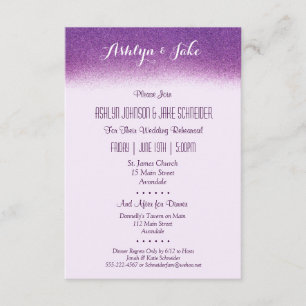 Plum 3.5x5 Mariage répétition et invitation à dîne