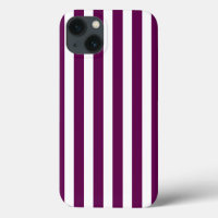 Plum and white snoep strepen Hoesje-Mate iPhone ca