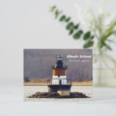 Plum Beach Lighthouse Rhode Island carte postale (Debout devant)