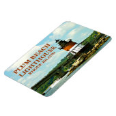 Plum Beach Lighthouse, Rhode Island Photo Magnet Magneet (Linkerzijde)