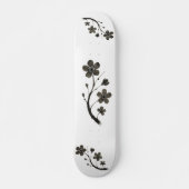 Plum Blossom - Design botanique sur skateboard (Devant)