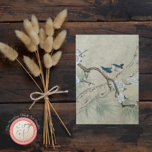Plum Blossom in lente Briefkaart