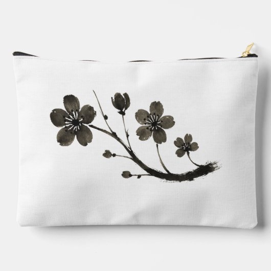 Plum Blossom Line Art – Botanisch ontwerp op Etui (Achterkant)