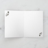 Plum Blossom Line Art - Carte Botanique (Intérieur)